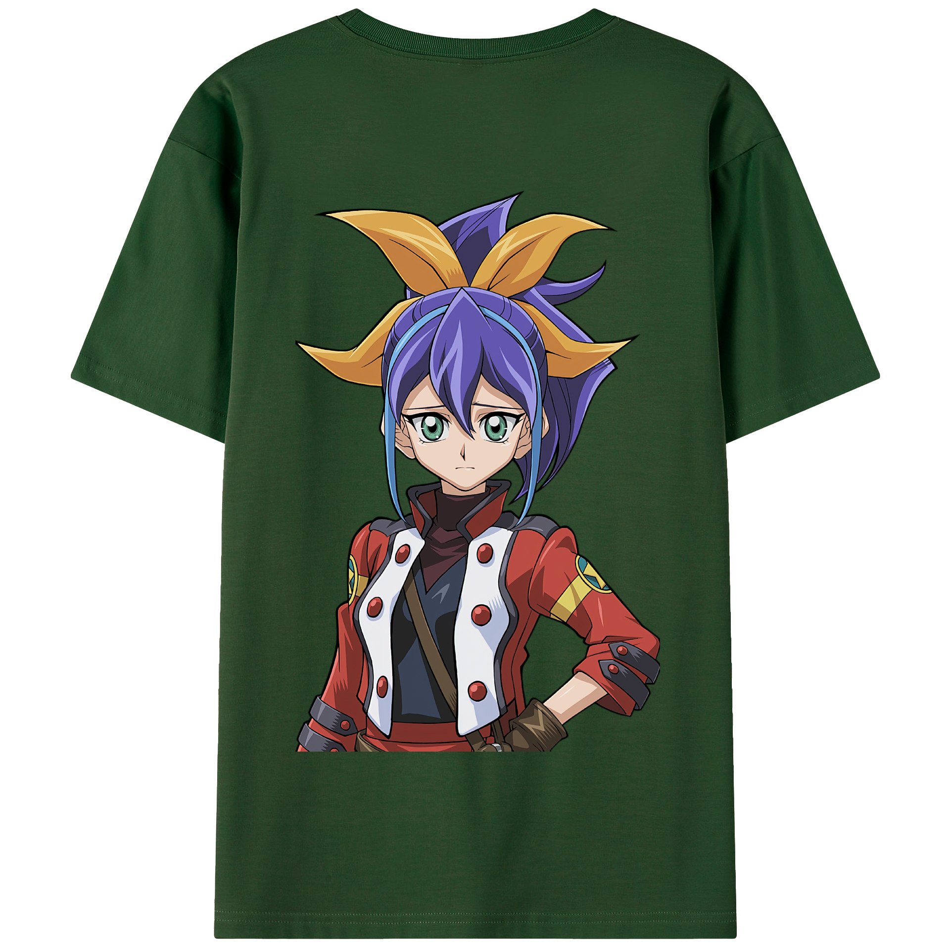 （画像用） 遊☆戯☆王 Yu-Gi-Oh! 綿100％半袖Tシャツ（背面プリント）